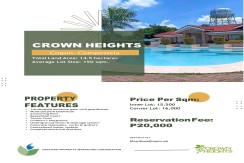 Crown Heights Estate By STA. LUCIA LAND - Compostela, Cebu